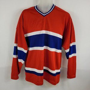 NHL Vintage Montreal Canadiens Sandow Hockey Jersey Mens Medium